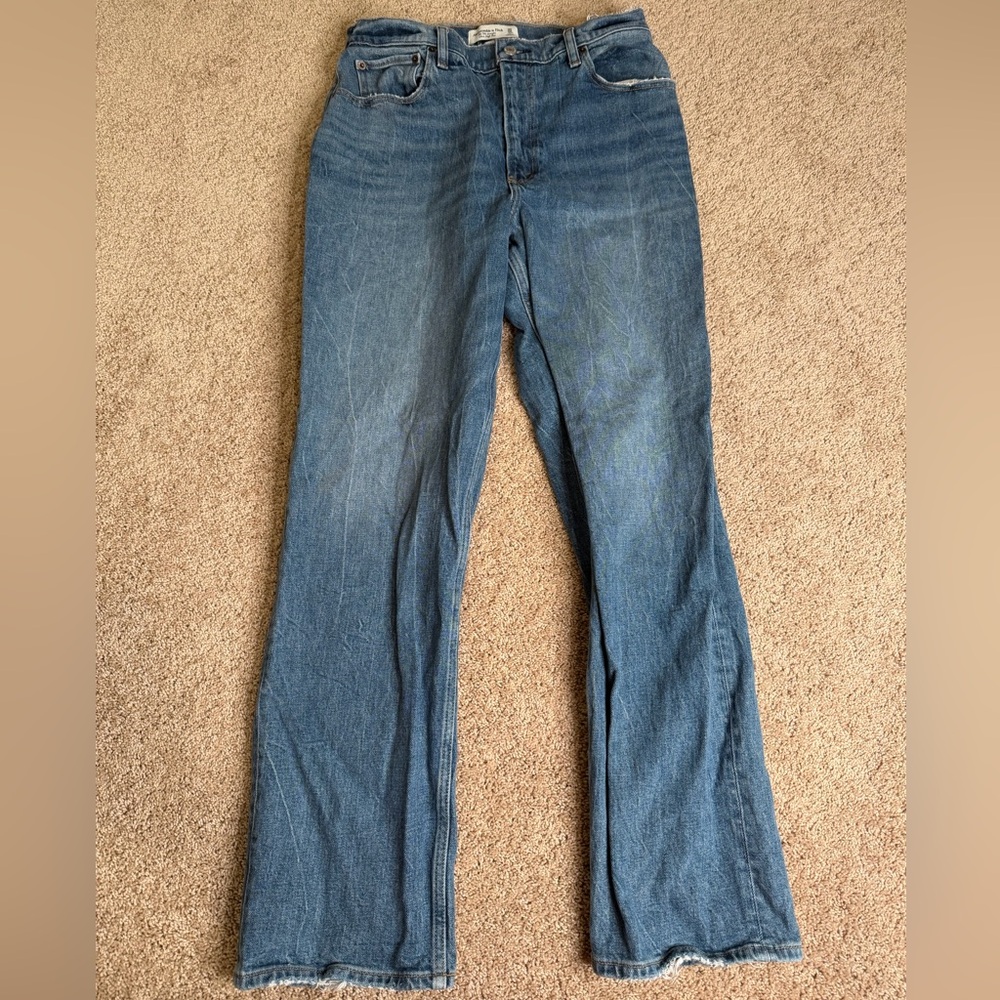 Abercrombie & Fitch The 90s Straight Ultra High Rise Jeans Curve Love Size 30/10